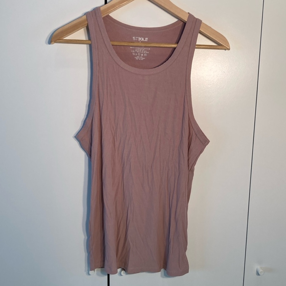 Steele ribbed sleeveless Tank Top modal S